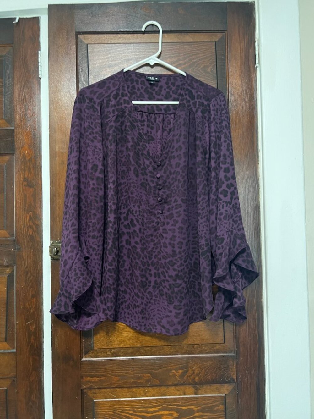 torrid Harper Ruffle Sleeve Top - Picture 2 of 5